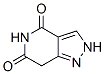 2H-Pyrazolo[4,3-c]pyridine-4,6(5H,7H)-dione Struktur