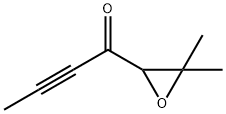 2-Butyn-1-one,  1-(3,3-dimethyl-2-oxiranyl)- Struktur