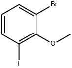 1-Bromo-3-iodo-2-methoxybenzene, 2-Bromo-6-iodophenyl methyl ether Struktur