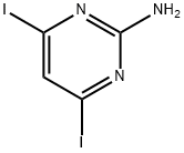 2-amino-4,6-diiodopyrimidine Struktur