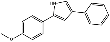 2-(P-METHOXYPHENYL)-4-PHENYLPYRROLE Struktur