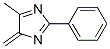 4H-Imidazole,  5-methyl-4-methylene-2-phenyl- Struktur