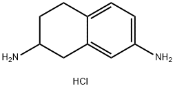 1,2,3,4-TETRAHYDRO-NAPHTHALENE-2,7-DIAMINE DIHYDROCHLORIDE Struktur