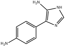 1H-Imidazol-5-amine,  4-(4-aminophenyl)- Struktur