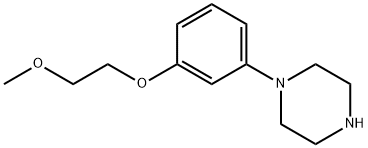 1-[3-(2-METHOXY-ETHOXY)-PHENYL]-PIPERAZINE Struktur