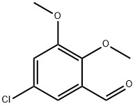 5-CHLORO-2 3-DIMETHOXYBENZALDEHYDE Struktur