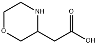 MORPHOLIN-3-YL-ACETIC ACID Struktur