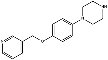 1-[4-(PYRIDIN-3-YLMETHOXY)-PHENYL]-PIPERAZINE Struktur