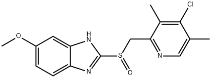 (S)-4-Desmethoxy-4-chloro Omeprazole Struktur