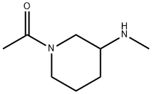 1-ACETYL-3-(METHYLAMINO)PIPERIDINE Struktur