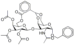 2-乙酰氨基-2-脫氧-4,6-O-亞芐基-3-O-(2,3,4,6-四-O-乙?；?Β-D-吡喃半乳糖基)-Α-D-吡喃半乳糖苷, 86327-84-6, 結(jié)構(gòu)式