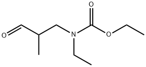 Carbamic  acid,  ethyl(2-methyl-3-oxopropyl)-,  ethyl  ester  (9CI) Struktur