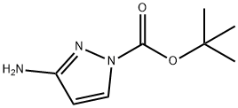 3-氨基吡唑-1-甲酸叔丁酯 結(jié)構(gòu)式