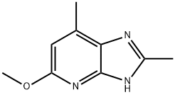 3H-Imidazo[4,5-b]pyridine,  5-methoxy-2,7-dimethyl- Struktur