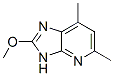 3H-Imidazo[4,5-b]pyridine,  2-methoxy-5,7-dimethyl- Struktur