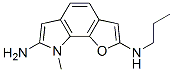 8H-Furo[3,2-g]indole-2,7-diamine,  8-methyl-N2-propyl- Struktur