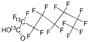 Perfluorooctanoic Acid-13C2 Struktur