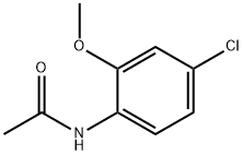 N-(4-クロロ-2-メトキシフェニル)アセトアミド 化學(xué)構(gòu)造式