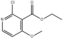 ethyl 2-chloro-4-methoxynicotinate Struktur