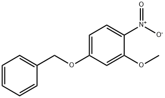 3-METHOXY-4-NITROPHENYL-BENZYL ETHER Struktur