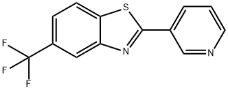 2-PYRIDIN-3-YL-5-TRIFLUOROMETHYL-BENZOTHIAZOLE Struktur