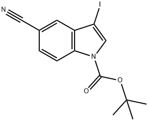 5-CYANO-3-IODOINDOLE-1-CARBOXYLIC ACID TERT-BUTYL ESTER price.