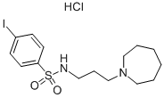 N-(3-AZEPAN-1-YL-PROPYL)-4-IODO-BENZENESULFONAMIDE HYDROCHLORIDE Struktur