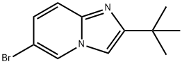 6-Bromo-2-tert-butyl-imidazo[1,2-a]pyridine Struktur