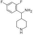 ALPHA-(2,4-DIFLUOROPHENYL)-4-PIPERIDINEMETHANAMINE Struktur