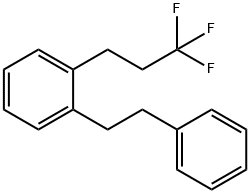 1-Phenethyl-2-(3,3,3-trifluoropropyl)benzene Struktur