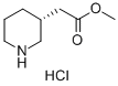 (R)-METHYL 2-(PIPERIDIN-3-YL)ACETATE HYDROCHLORIDE Struktur