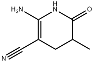 3-Pyridinecarbonitrile,  2-amino-1,4,5,6-tetrahydro-5-methyl-6-oxo- Struktur