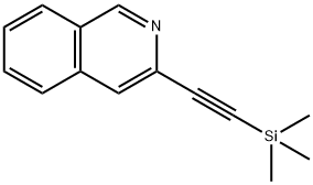 3-((TriMethylsilyl)ethynyl)isoquinoline Struktur