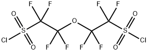 2,2'-OXYBIS(1,1,2,2-TETRAFLUORO)-ETHANESULFONYL CHLORIDE Struktur