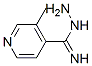 4-Pyridinecarboximidic  acid,  3-methyl-,  hydrazide Struktur