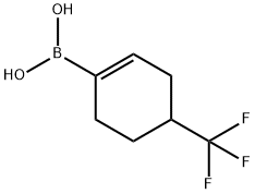 4-(Trifluoromethyl)cyclohex-1-enylboronic acid Struktur