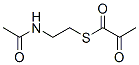 Propanethioic  acid,  2-oxo-,  S-[2-(acetylamino)ethyl]  ester Struktur