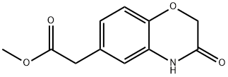 Methyl 2-(3-oxo-3,4-dihydro-2H-1,4-benzoxazin-6-yl)acetate Struktur