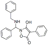 5(2H)-Isoxazolone,  3-hydroxy-4-phenyl-2-[phenyl[(phenylmethyl)amino]methyl]- Struktur