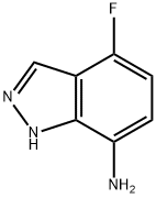 7-AMINO-4-FLUORO INDAZOLE Struktur