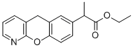 ALFA-METHYL-5H-[1] BENZOPYRANO [2,3-B] PYRIDINE-7-ACETIC ACID ETHYL ESTER Struktur