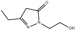 3H-Pyrazol-3-one,  5-ethyl-2,4-dihydro-2-(2-hydroxyethyl)- Struktur