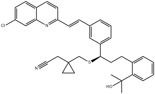 Montelukast Cyclopropaneacetonitrile Struktur