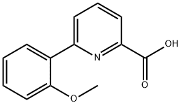 6-(2-Methoxyphenyl)-picolinic acid Struktur