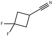 3,3-DIFLUORO-CYCLOBUTANECARBONITRILE Struktur