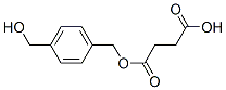 Butanedioic acid, mono[[4-(hydroxymethyl)phenyl]methyl] ester (9CI) Struktur