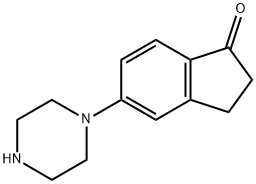 5-PIPERAZIN-1-YL-INDAN-1-ONE Struktur