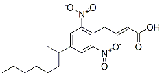 2,6-DINITRO-4-(1-METHYLHEPTYL)-PHENYLCROTONATE Structure