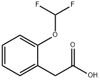 2-(二氟甲氧基)苯乙酸, 86867-68-7, 結(jié)構(gòu)式