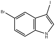 5-溴-3-碘-1H-吲哚, 868694-19-3, 結(jié)構(gòu)式